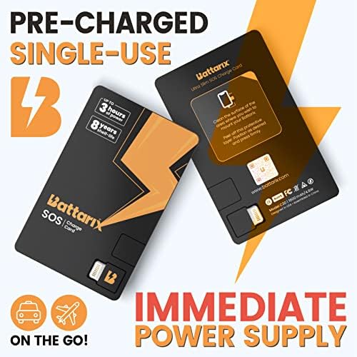 BATTARIX Power Card - Portable Charger Power Bank