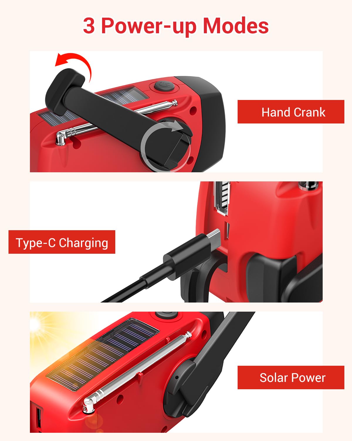 Esky Emergency Hand Crank Radio and Charger