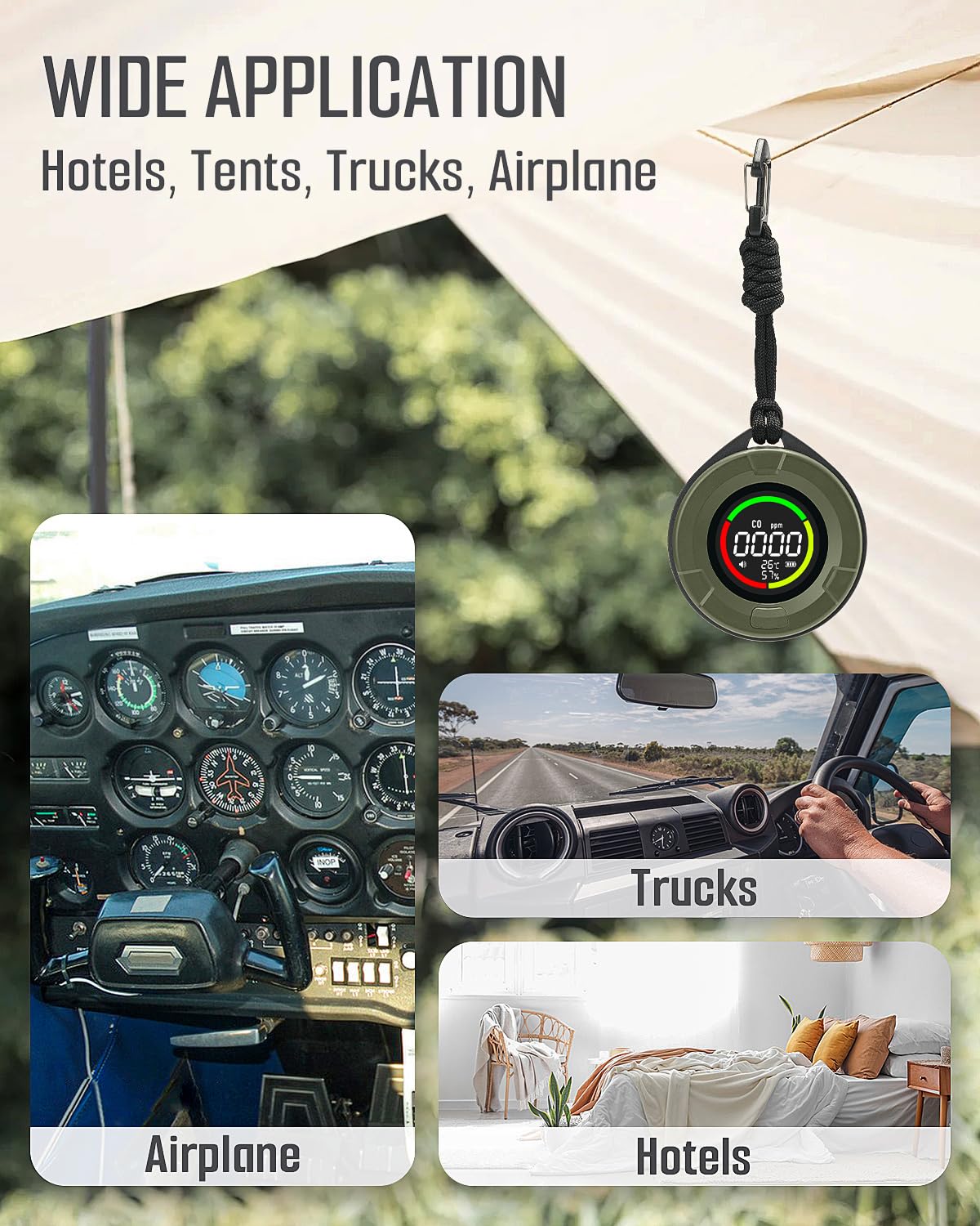Portable Carbon Monoxide Detector