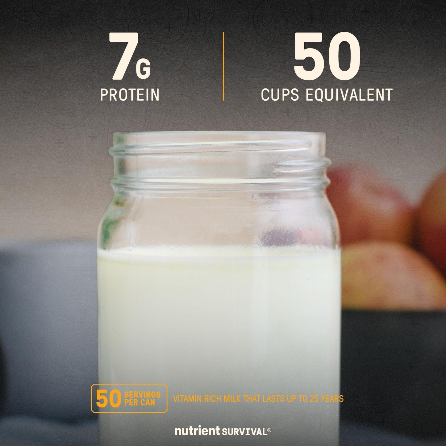 Nutrient Survival Vitamin Powdered Milk