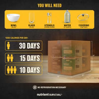 Nutrient Survival – 30 Day Emergency Food Kit (220 Servings)