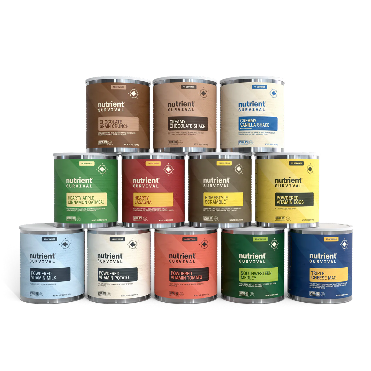 Nutrient Survival – 30 Day Emergency Food Kit (220 Servings)
