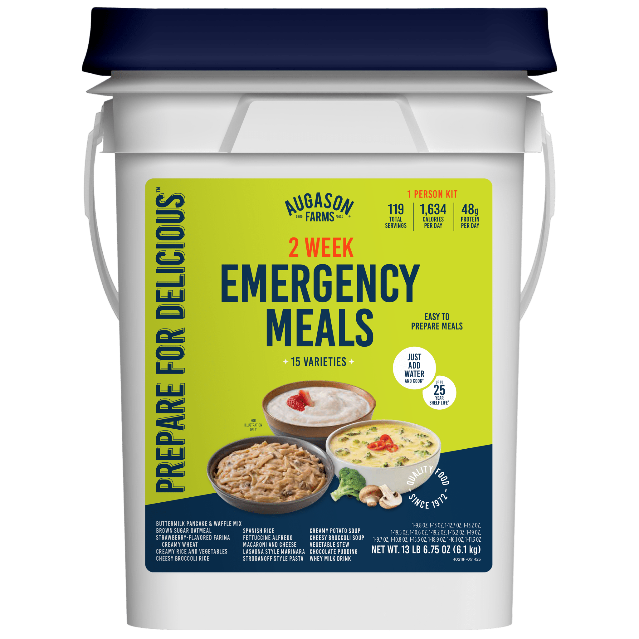 2-Week 1-Person Emergency Food Supply Kit, 119 Servings – Batten