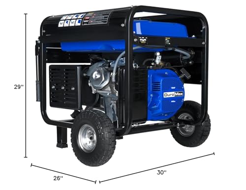 DuroMax XP10000E 10,000-Watt Gas Powered Portable Generator