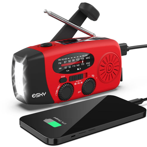 Esky Emergency Hand Crank Radio and Charger
