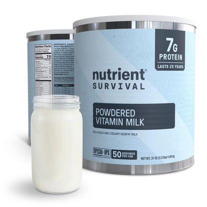 Nutrient Survival Vitamin Powdered Milk
