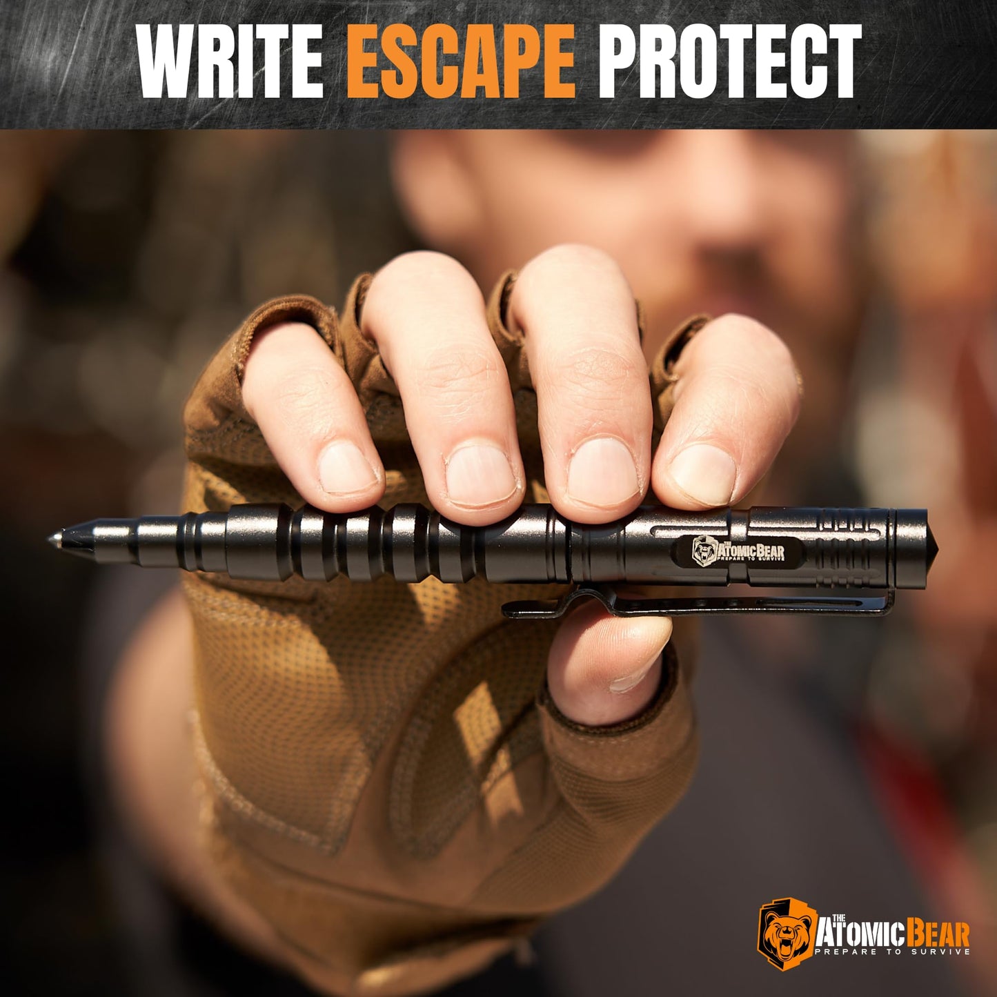The Atomic Bear Tactical Pen