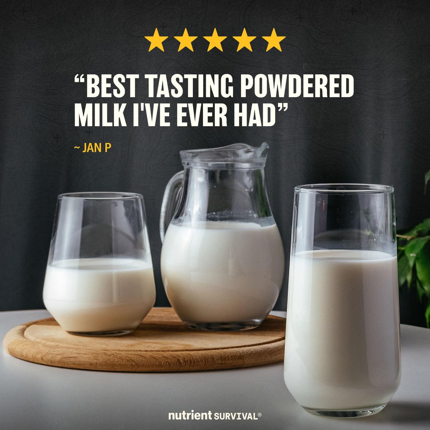 Nutrient Survival Vitamin Powdered Milk