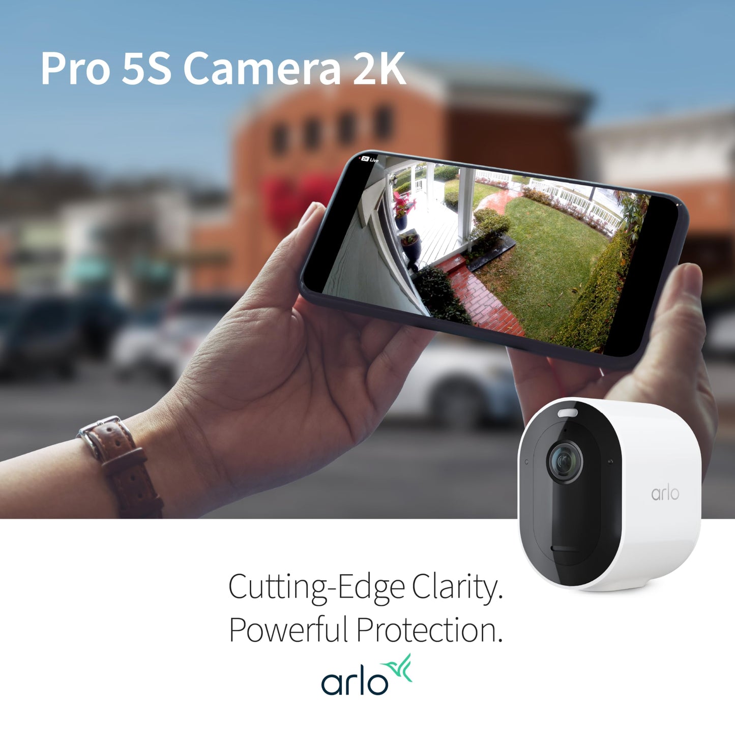 Arlo Pro 5S Spotlight Security Camera 2K HDR