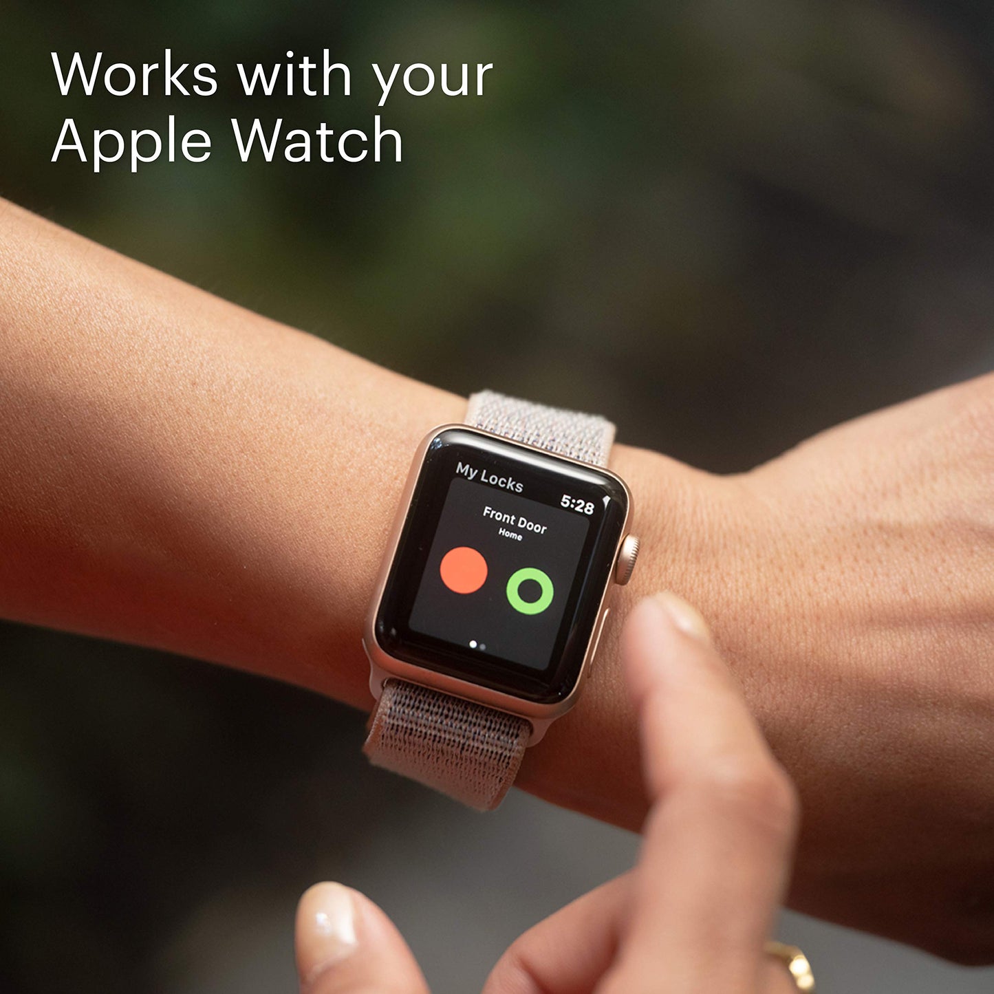 August Home, Silver Wi-Fi Connected Smart Keyless Entry Door Lock