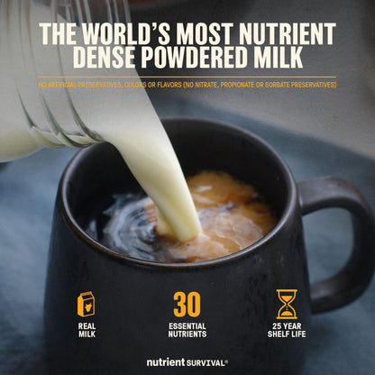 Nutrient Survival Vitamin Powdered Milk