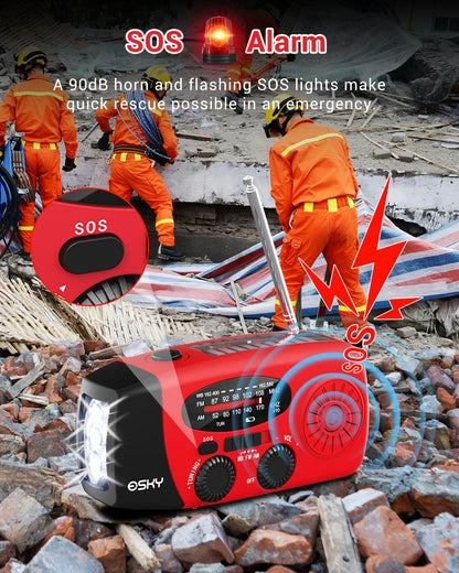 Esky Emergency Hand Crank Radio and Charger