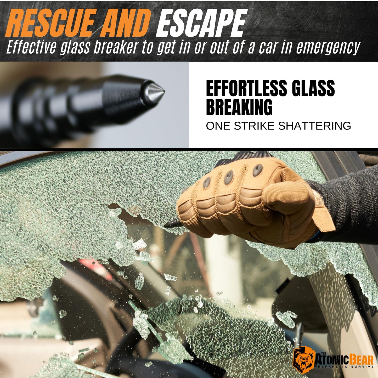 The Atomic Bear Tactical Pen