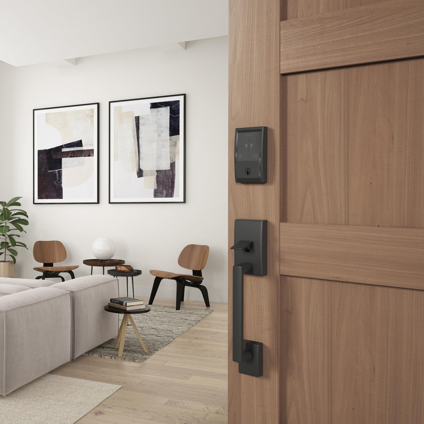 Schlage Encode Plus Smart Wi-Fi Lock for Front Door, Keyless Entry Deadbolt, Unlock with Apple Watch, Built-in WiFi