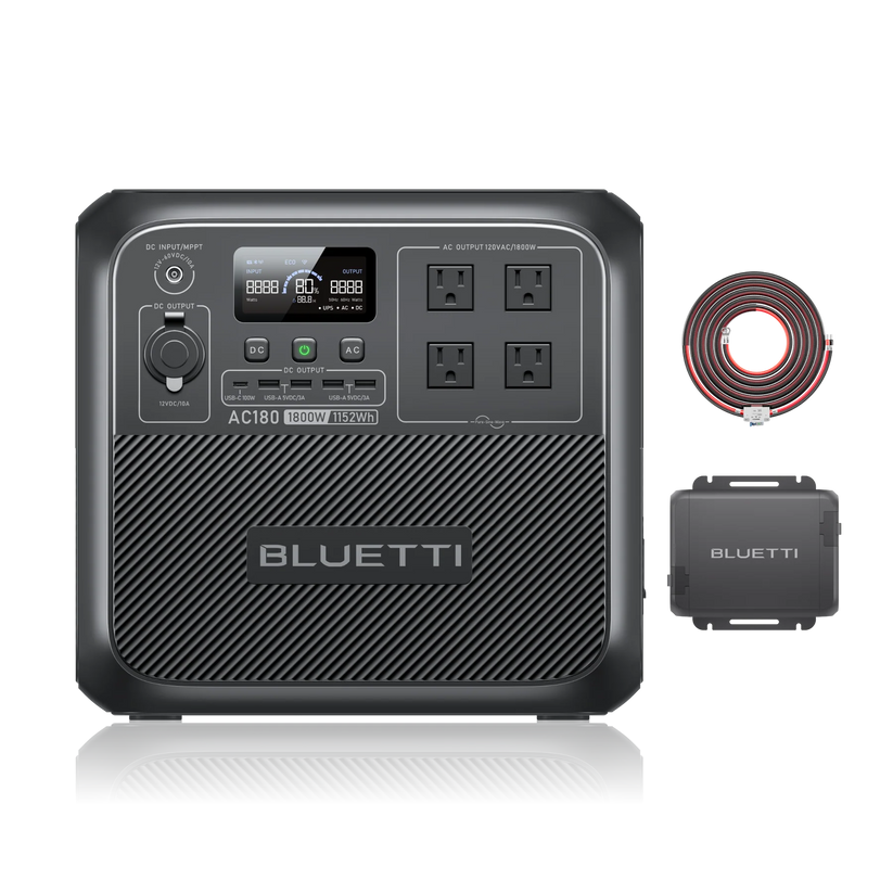 Bluetti AC180 Solar Portable Power Station