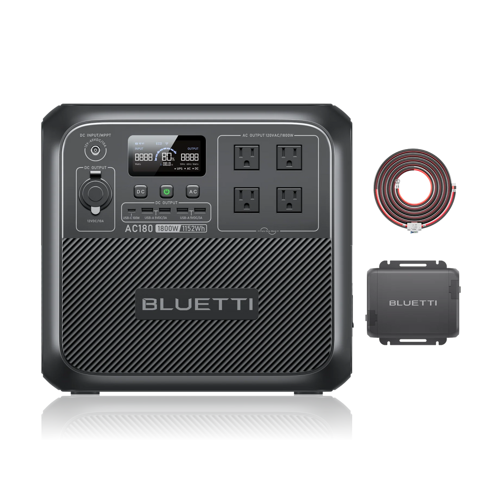 Bluetti AC180 Solar Portable Power Station