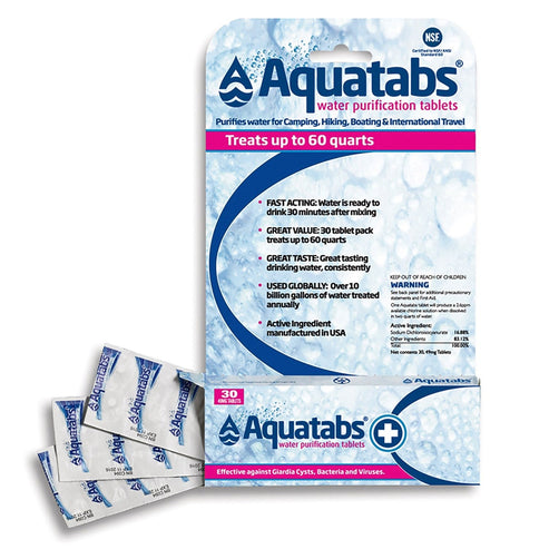 AQUATABS Water Tablets - 30CT